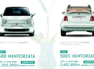 Fiat 500/500C Mentorzata(メントルザータ) 4月11日 Debut!!