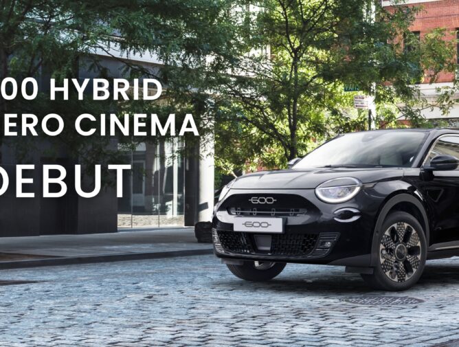 フィアット 限定車「600 Hybrid Nero Cinema」発売
